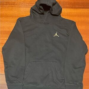 Preowned Youth Jordan Black Hoodie Size Large